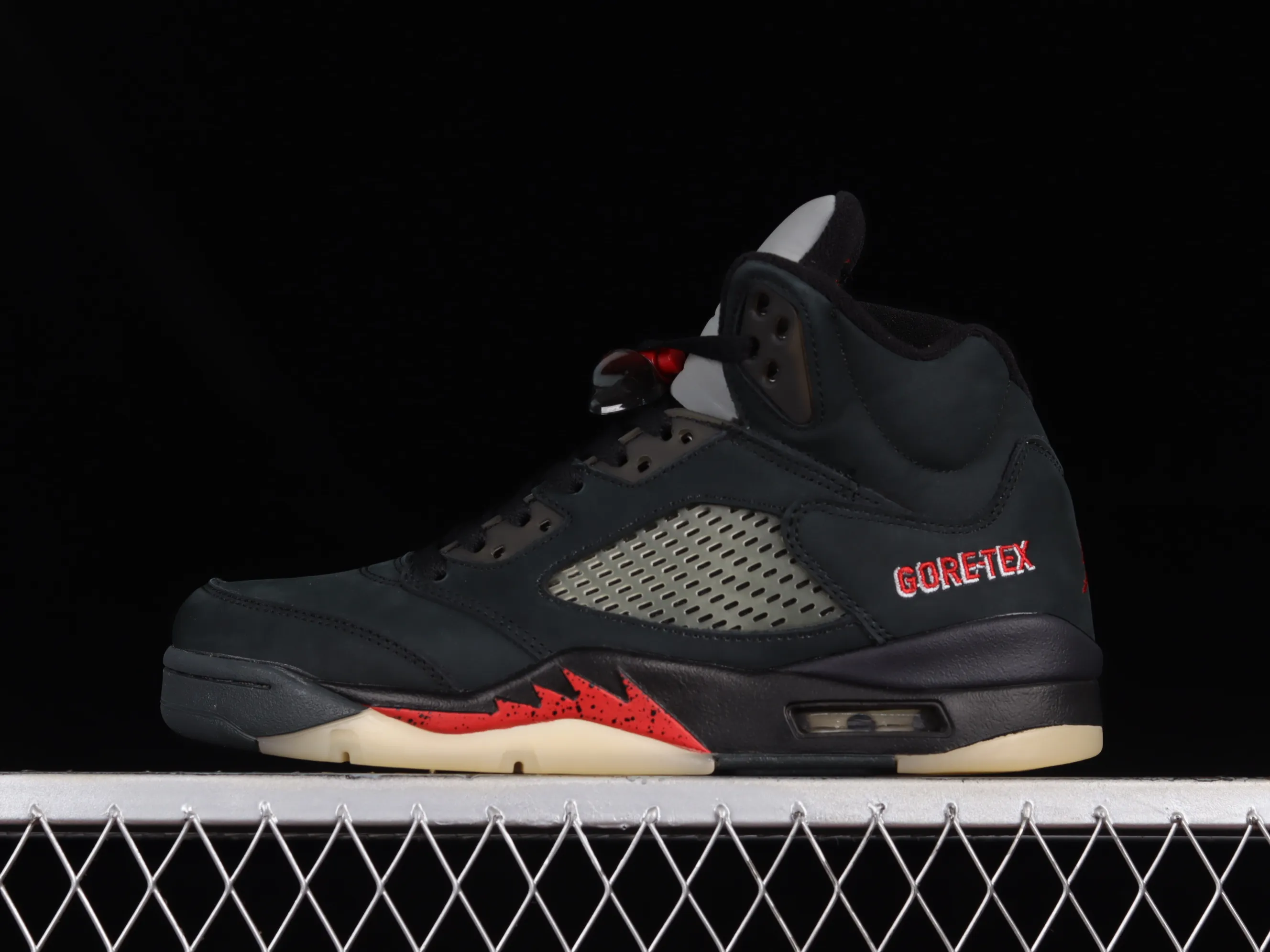 All categories Air Jordan Jordan series basketball shoes Air Jordan 5 Air Jordan 5 "Off-Noir"​ AJ5 Joe 5 waterproof black DR0092-001